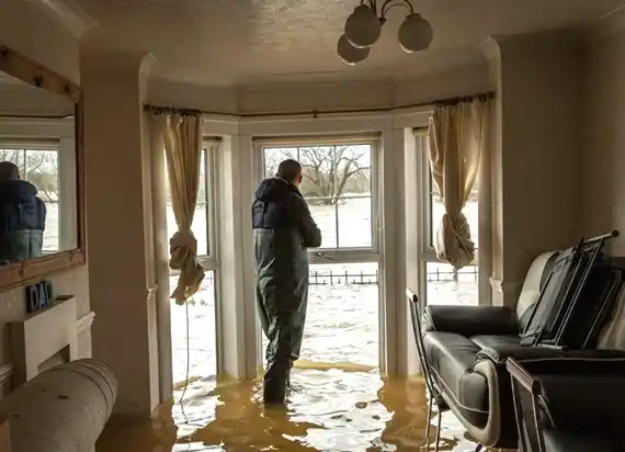water damage restoration service Pine Island Center